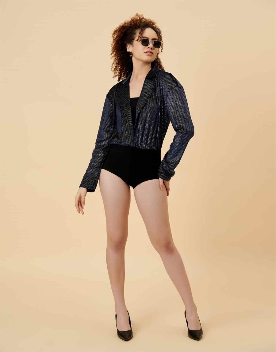 Navy Blazer Look Bodysuit - Image 6