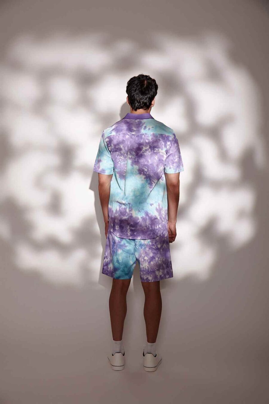 Tie & Dye Twill Shirt and Shorts Set - Image 5