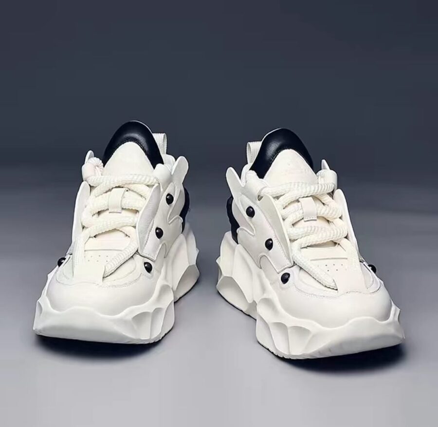 Men's Classic White Shoes - Image 4