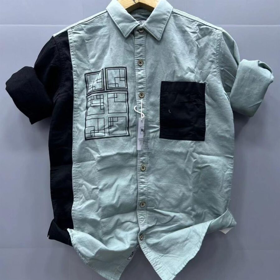 Multi-Color Shirt With Pocket - Image 5